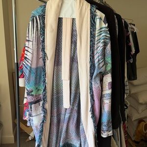 Anthropologie Multicolor Patterned Jacket